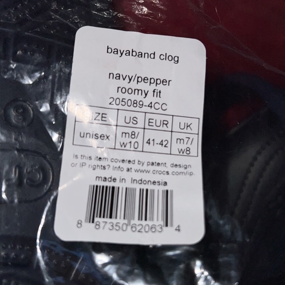 Crocs Men's and Women's Bayaband Clogs | Slip On Shoes | Waterproof Sandals NWT - Picture 7 of 7